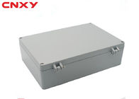 El metal a prueba de polvo IP66 modificó la caja de interruptor para requisitos particulares de aluminio de la caja de conexiones del recinto del PWB 340*235*95 gris milímetro